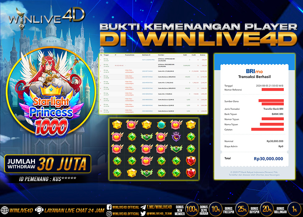 WINLIVE4D JACKPOT PRINCESS